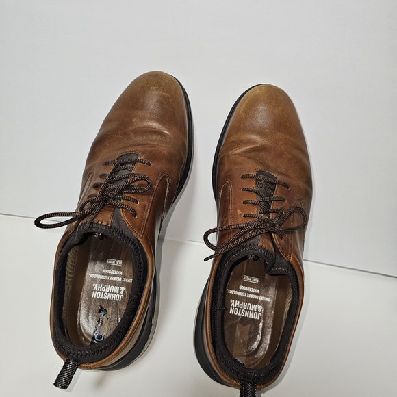 Johnston & Murphy Tan Leather Oxfords - Picture 5 of 8